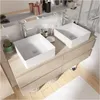 SORRENTO Doppelwaschtisch 120cm hängend - Holzoptik Produktbild-Vorschau 4
