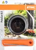 Packaging for a STIHL PolyCut 6-2 trimmer head, with a background image of a person using a trimmer. Produktbild-Vorschau