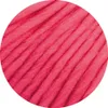 A close-up, circular crop of pink yarn. Produktbild-Vorschau