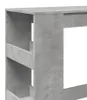 vidaXL Barový stôl s policou betón sivá 90x40x103,5 cm Náhľad obrázku produktu 7