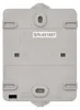 Zásuvka nástěnná, šedo-černá, IP54 Náhled obrázku produktu