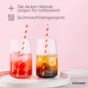 Gläser Set 6 teilig mit Rillenstruktur 480 ml, Trinkgläser Produktbild-Vorschau 5