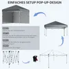 Outsunny Faltpavillon 2,97 x 2,97 m, Pavillon mit Produktbild-Vorschau 5