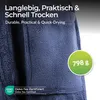 etérea Kuschelfleece Bademantel mit Kapuze – Morgenmantel Produktbild-Vorschau 5