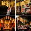 3M LED Meteor Shower String Lights Indoor Solar, Meteor Náhled obrázku produktu 10