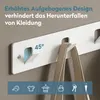 doporro Garderobenleiste mit 5 Haken, Wandgarderobe mit Produktbild-Vorschau 4