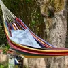 XXL 2 Personen Hängematte Regenbogen Bunt Gestreift Produktbild-Vorschau 8