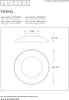Technical drawing with dimensions and product information for a Lucide Foskal light fixture. Podgląd zdjęcia produktu
