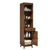Merax Badezimmerschrank 172cm aus MDF, Badschrank mit Produktbild-Vorschau 8