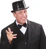 Cappello a cilindro in paillettes nero - taglia unica Anteprima dell’immagine prodotto 1
