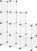 dibea cube shelf 9 priehradiek, modulárny zásuvný systém, Náhľad obrázku produktu 1