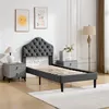 Łóżko tapicerowane Zerbaco, 90x200 cm, jednoosobowe, z Podgląd zdjęcia produktu 15