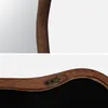 Close-up of the back of a wooden mirror frame, showing the hanging hardware. Anteprima dell’immagine prodotto