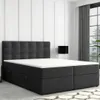Boxspringbett ROM mit Bettkasten 180 x 200 cm Webstoff Produktbild-Vorschau 1