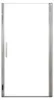 Duschspa Duschtür 76x195cm Nischentür Chrom Pendeltür 6mm Produktbild-Vorschau 1
