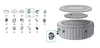 Pompa Bestway® LAY-Z-SPA® Miami AirJet™ per vasca Anteprima dell’immagine prodotto 2