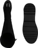 A top-down view of a black boot and its sole, presented separately against a white background. Produktbild-Vorschau