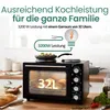 Emerio Mini-Backofen – 2 Kochplatten – 90–230 °C – Ober- & Produktbild-Vorschau 4