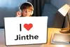 MuchoWow® Laptop Aufkleber Sticker Cover Ich liebe - Jinthe Produktbild-Vorschau 3