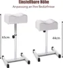 Pediküre Hocker mit Verstellbarer Sitzhöhe Fußhocker für Produktbild-Vorschau 4