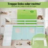 Homestyle4u Detská poschodová posteľ 90x200 s roštom, Náhľad obrázku produktu 18