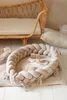 Babynest 2-in-1, Nestchen, & Bettschlange Beige – Velours, Produktbild-Vorschau 1