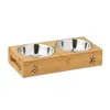 Relaxdays Futterbar für kleine Hunde, 2 Näpfe V je 300 ml, Produktbild-Vorschau 9