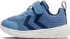 A side view of a child's blue sneaker with navy blue accents. Produktbild-Vorschau