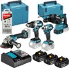 Makita DLX4196JX1 Kombi-Kit LXT Werkzeugset inkl. drei 5,0 Produktbild-Vorschau 2