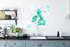MuchoWow® Poster Aquarell - Weltkarte - England 75x75 cm - Produktbild-Vorschau 3