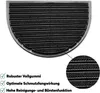 Paillasson brosse en caoutchouc dur semi-circulaire 40x60 Voir les images du produit 3