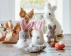 Osterhase Wichtel Plüsch 28cm weiß / rosa Produktbild-Vorschau 2