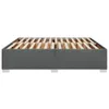 Bettgestell ohne Matratze Dunkelgrau 200x200 cm Stoff Produktbild-Vorschau 5