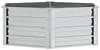 vidaXL Garten-Hochbeet 129x45 cm Verzinkter Stahl Silber Produktbild-Vorschau 6