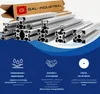GAL-INDUSTRIAL | Profil konstrukcyjny aluminiowy – 40x40mm Podgląd zdjęcia produktu 1