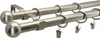 LOFT 240 cm Doppelte Gardinenstange 19 mm aus Metall mit Produktbild-Vorschau 1