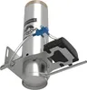 A close-up studio shot of a smoking generator with a pump. Produktbild-Vorschau