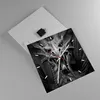 Wanduhr - Quadrat - Glasuhr - Drache Kreatur Waage - Produktbild-Vorschau 2