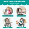 Chaise haute pliante pour jeunes enfants COSTWAY Chaise Voir les images du produit 7
