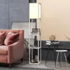 HOMCOM Stehlampe Stehleuchte mit 3 Fächern E27 Sockel USB-A Produktbild-Vorschau 9