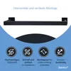 Sanics Seal Handtuchhalter Schwarz Inklusive Montageset 50 Produktbild-Vorschau 4