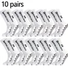 10er Pack Sportsocken Weiß Gr. 39-46 Rutschfest Grip Produktbild-Vorschau 1