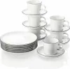Kaffee-Set 18-tlg. - CUCINA COLORI SCHWARZ / BLACK - Produktbild-Vorschau 5