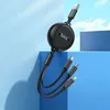 HOCO Câble 3 en 1 USB A vers Lightning / Micro USB / Type C Voir les images du produit 3