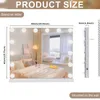Product size and mounting options for a vanity mirror. Podgląd zdjęcia produktu