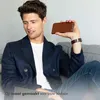 Selencia Genuine Leather Bookcase dla Apple iPhone 16 - Podgląd zdjęcia produktu 7