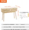 VEVOR Rattan-Konsolentisch mit 2 Schubladen, Produktbild-Vorschau 7