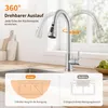 Homelody Wasserhahn Küche Edelstahl，Küchenarmatur Produktbild-Vorschau 8