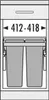 Hailo Abfallsammler 3610471 CS Slide Euro-Cargo-S 2x 19 Produktbild-Vorschau 4