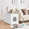 Yaheetech Katzentoilette , Katzenschrank mit großem Produktbild-Vorschau 3